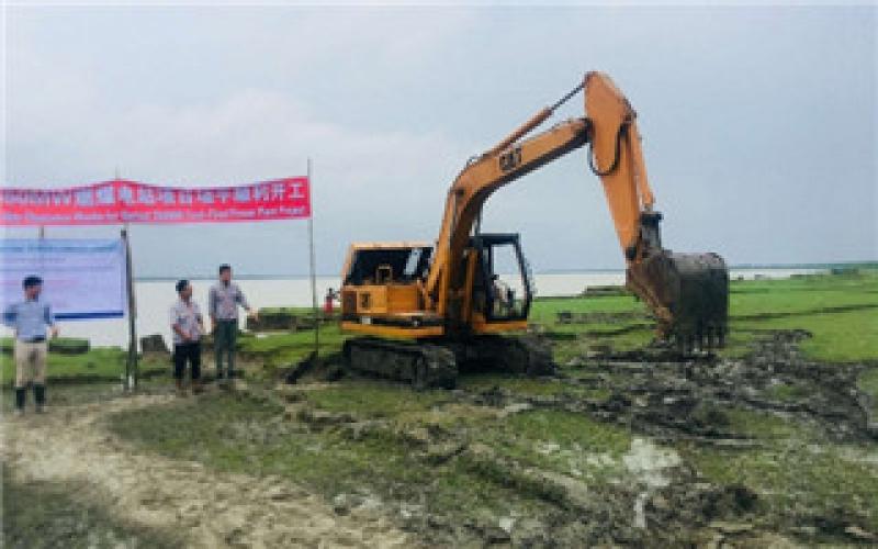 孟加拉巴瑞薩發(fā)電公司廠區(qū)一級圍堰順利達(dá)標(biāo)